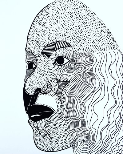 Surportrait: Lorrie Jean-Louis, 2021 von Benoit Erwann Boucherot