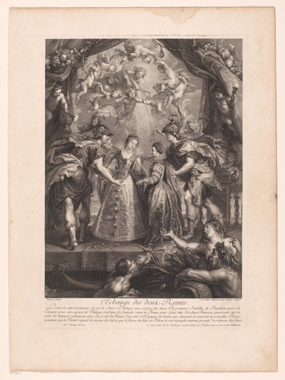 Austausch von zwei Königinnen von Benoît Audran