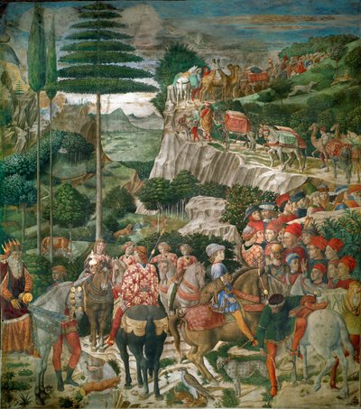 Die Anbetung der Könige von Benozzo di Lese di Sandro Gozzoli