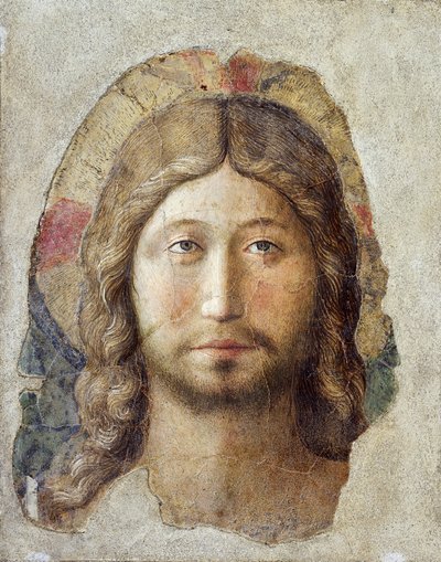 Der Erlöser, von Benozzo Gozzoli, Fresko von Benozzo di Lese di Sandro Gozzoli