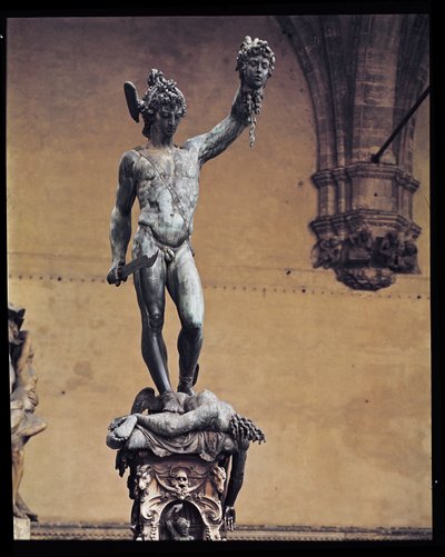 Perseus mit dem Kopf der Medusa, 1545-53 von Benvenuto Cellini