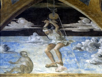Fresko von Butinone und B. Zanale in der Kirche von S. Pietro in Gessate, Mailand von Bernadino and Zenale B.  Butinone