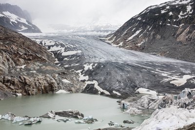 Rhonegletscher, Schweiz von Bernard Bonnefon