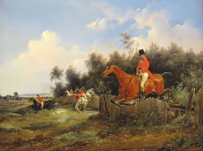 Jagdszene von Bernard Edouard Swebach