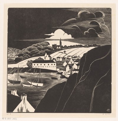 Hafen bei Ebbe von Bernard Essers (signed by artist)