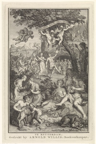 Landschaft mit Hirten und Hirtinnen von Bernard Picart