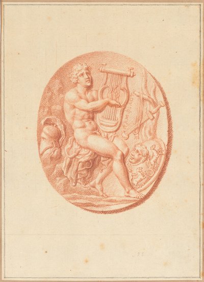 Eines von sechs Kameen mit mythologischen und klassischen Motiven von Bernard Picart