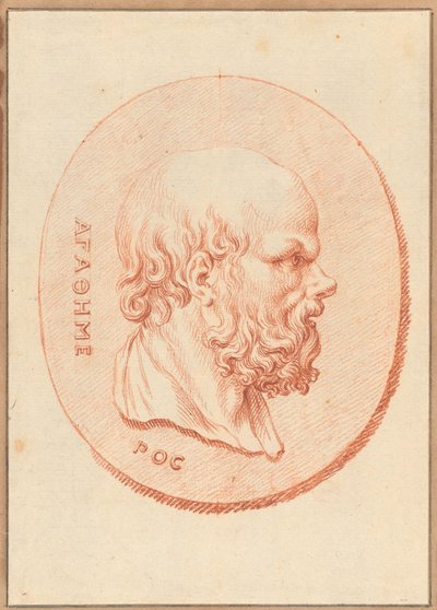 Eines von sechs Kameen mit mythologischen und klassischen Motiven von Bernard Picart
