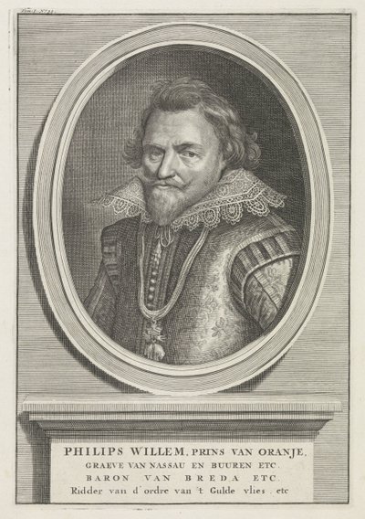 Porträt von Filips Willem, Prinz von Oranien von Bernard Picart