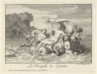 Triumph von Galatea von Bernard Picart