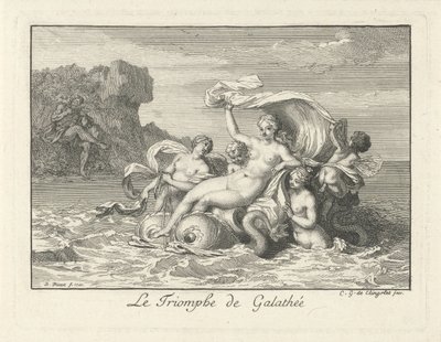 Triumph von Galatea von Bernard Picart