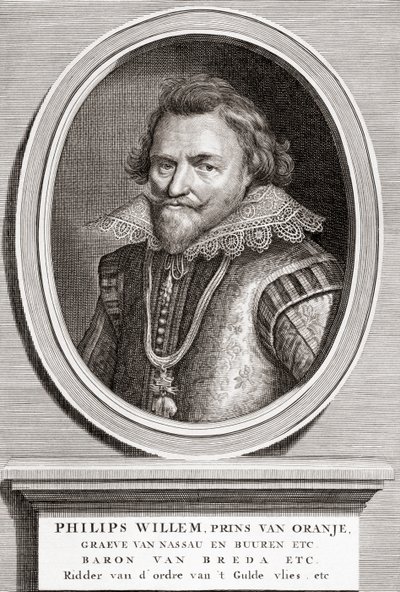 Porträt von Philipp Wilhelm, Prinz von Oranien (1554-1618) von Bernard Picart