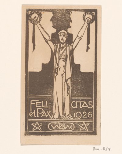 Felicitas et Pax 1926 von Bernard Willem Wierink