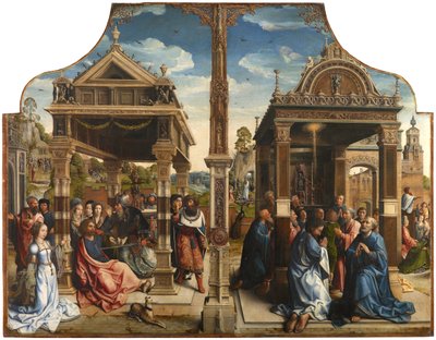 Altarbild der Heiligen Thomas und Matthias, ca. 1510-1520 von Bernard van Orley