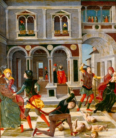 Das Massaker der Unschuldigen von Bernardino Butinone
