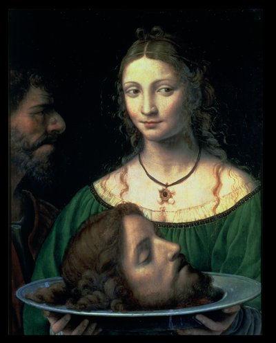 Salome mit dem Kopf von Johannes dem Täufer, ca. 1525-30 von Bernardino Luini