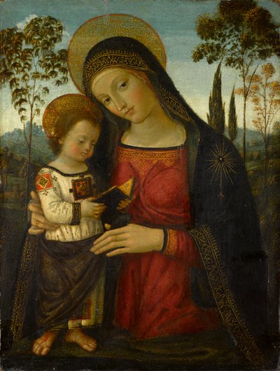 Madonna und Kind von Bernardino di Betto Pinturicchio