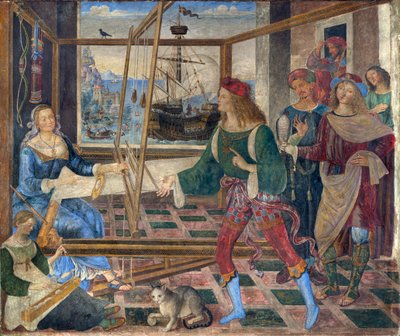 Rückkehr des Odysseus zu Penelope von Bernardino di Betto Pinturicchio