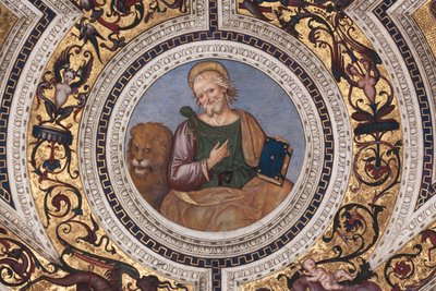 St. Markus (Detail) von Bernardino di Betto Pinturicchio