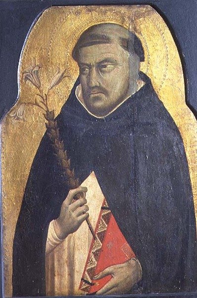 St. Dominikus, ursprünglich ein Seitenpanel eines Polyptychons, c.1340 von Bernardo Daddi
