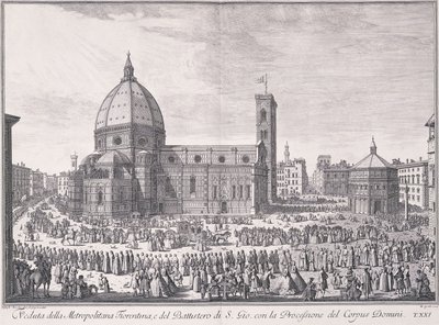 Ansicht der Stadt Florenz, Tafel XXI, aus 