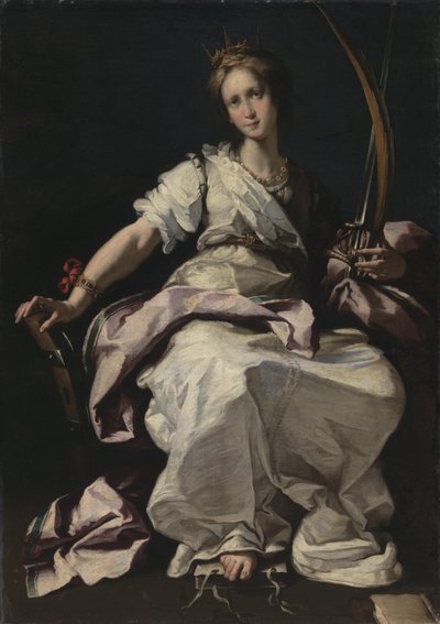 Heilige Katharina von Alexandria von Bernardo Strozzi