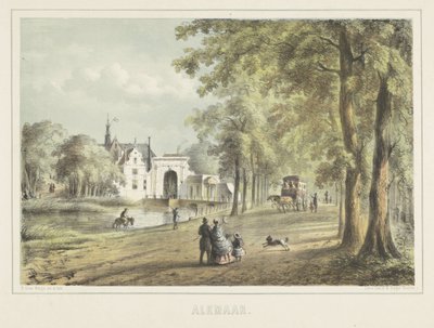 Ansicht von Alkmaar mit der Laurenskerk von Bernardus Gerardus ten Berge