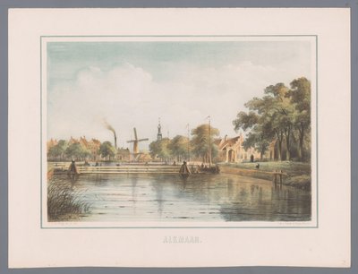 Stadtansicht von Alkmaar (Serie) von Bernardus Gerardus ten Berge