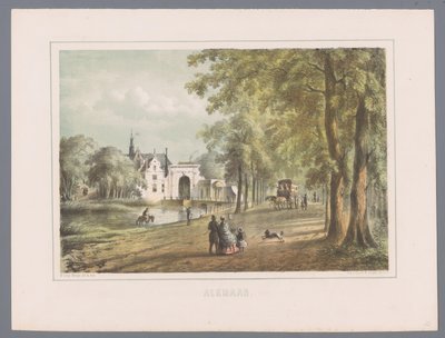 Stadtansicht von Alkmaar von Bernardus Gerardus ten Berge