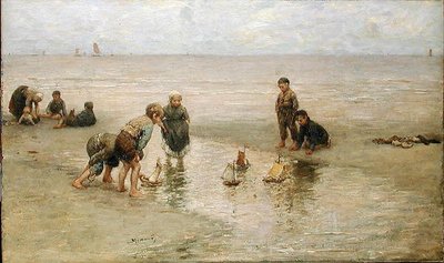 Die Regatta von Bernardus Johannes Blommers or Bloomers