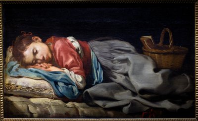 Schlafendes Mädchen von Bernhard (fl.1624-87) Keil