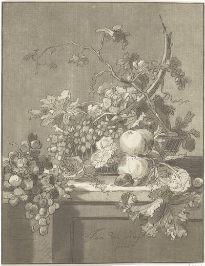 Korb mit Früchten von Bernhard Schreuder
