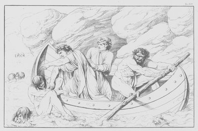 Dantes Göttliche Komödie, Inferno (Hölle), Platte XIV von Bernhard Schuler