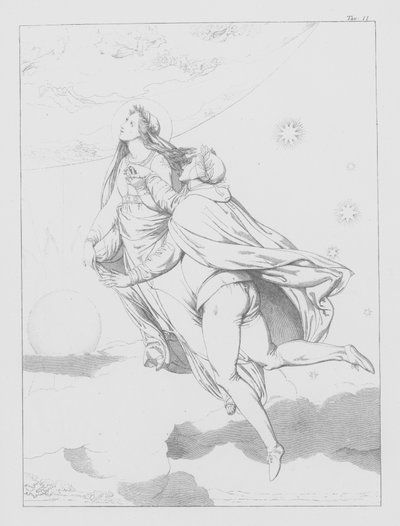 Dantes Göttliche Komödie, Paradiso (Himmel), Platte II von Bernhard Schuler