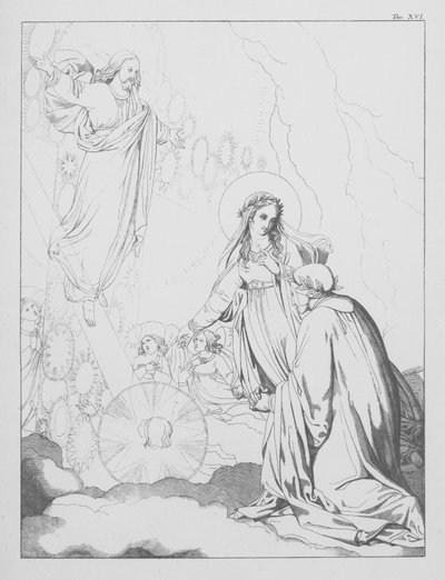 Dantes Göttliche Komödie, Paradiso, Tafel XVI von Bernhard Schuler