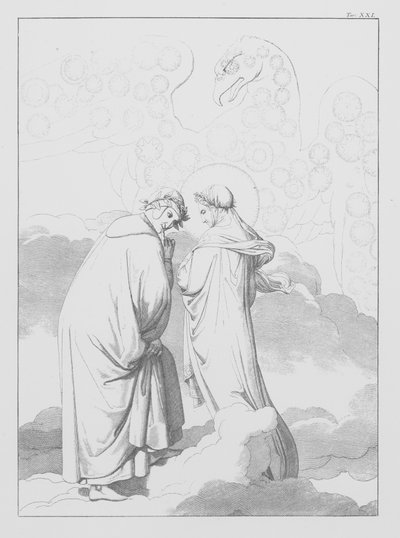 Dantes Göttliche Komödie, Paradiso (Himmel), Platte XXI von Bernhard Schuler