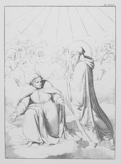 Dantes Göttliche Komödie, Paradiso (Himmel), Platte XXXIX von Bernhard Schuler