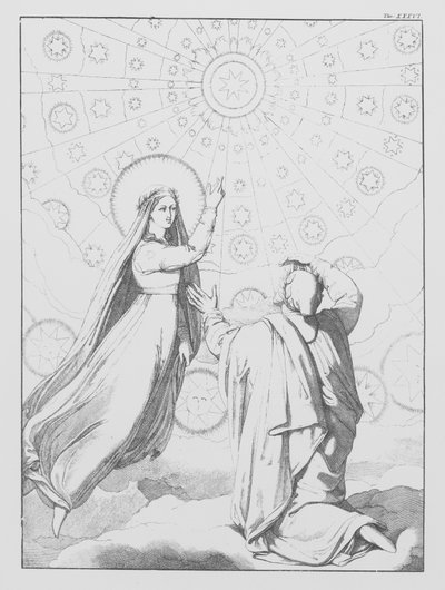 Dantes Göttliche Komödie, Paradiso (Himmel), Platte XXXVI von Bernhard Schuler