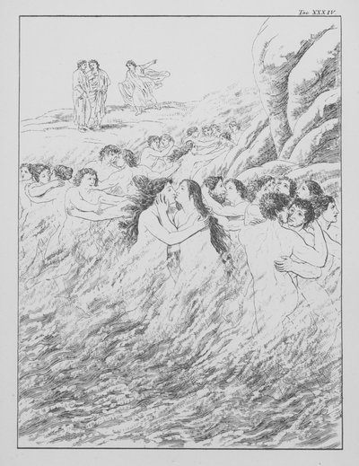 Dantes Göttliche Komödie, Purgatorio (Fegefeuer), Platte XXXIV von Bernhard Schuler