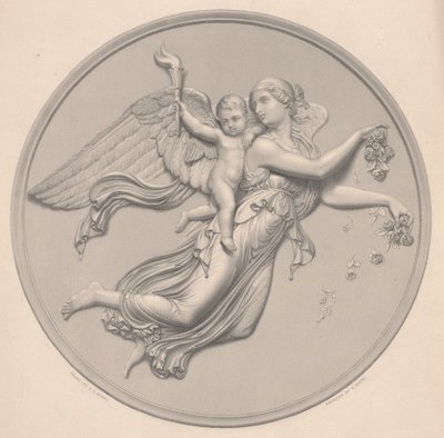 Morgen, gezeichnet von F. R. Roffe (fl. 1850-63), graviert von William Callio Roffe (1817-89), Mitte des 19. Jahrhunderts (Reproduktion der Gravur) von Bertel (after) Thorvaldsen