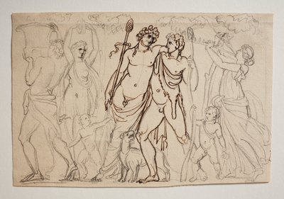 Bacchus-Umzug von Bertel Thorvaldsen
