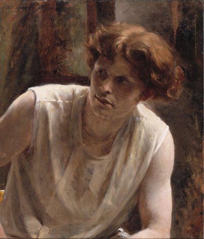 Studie eines weiblichen Modells von Bertha Wegmann