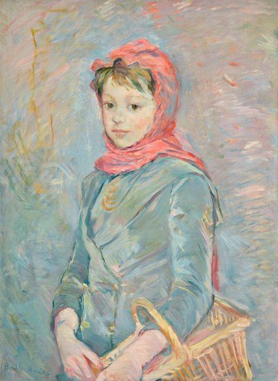 Mädchen mit einem Korb von Berthe Morisot