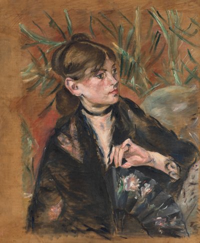 Kleines Mädchen mit blondem Haar von Berthe Morisot