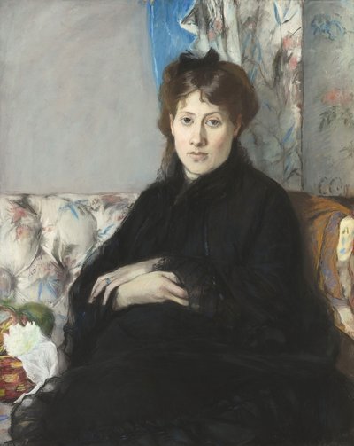 Porträt von Madame Edma Pontillon, geborene Morisot, 1871 von Berthe Morisot
