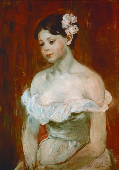 Porträt einer jungen Frau von Berthe Morisot