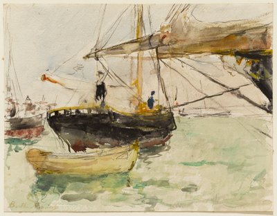 Der Bug einer Yacht von Berthe Morisot