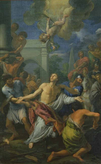 Das Treffen zwischen St. Antonius und St. Paulus von Bicci di Lorenzo