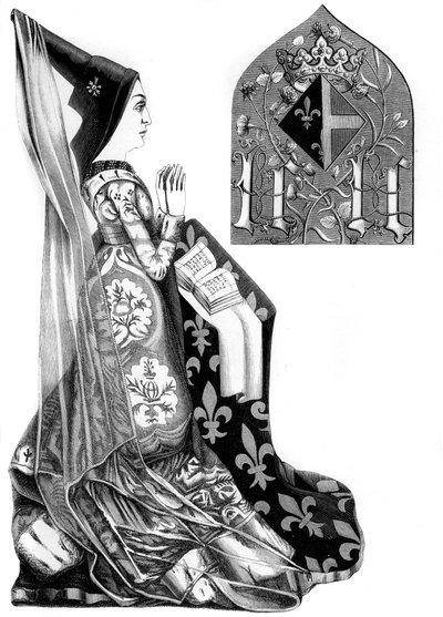 Charlotte von Savoyen 1441-1483, Königin von Ludwig XI. von Frankreich, 15. Jahrhundert 1849 von Bisson and Cottard