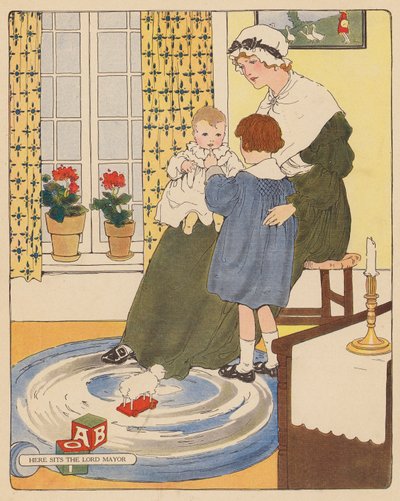 Kinderreim: Hier sitzt der Bürgermeister von Blanche Fisher Wright